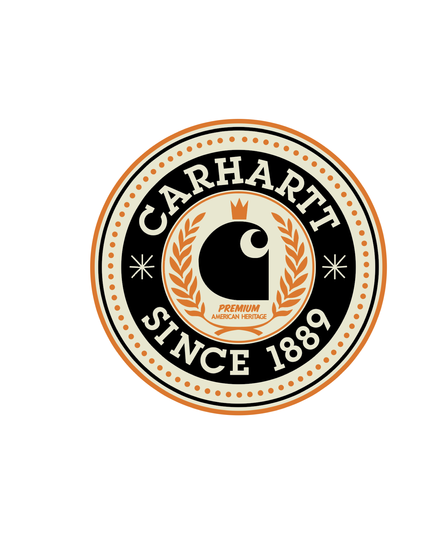 Carhartt Since 1889 Premium American Heritage badge