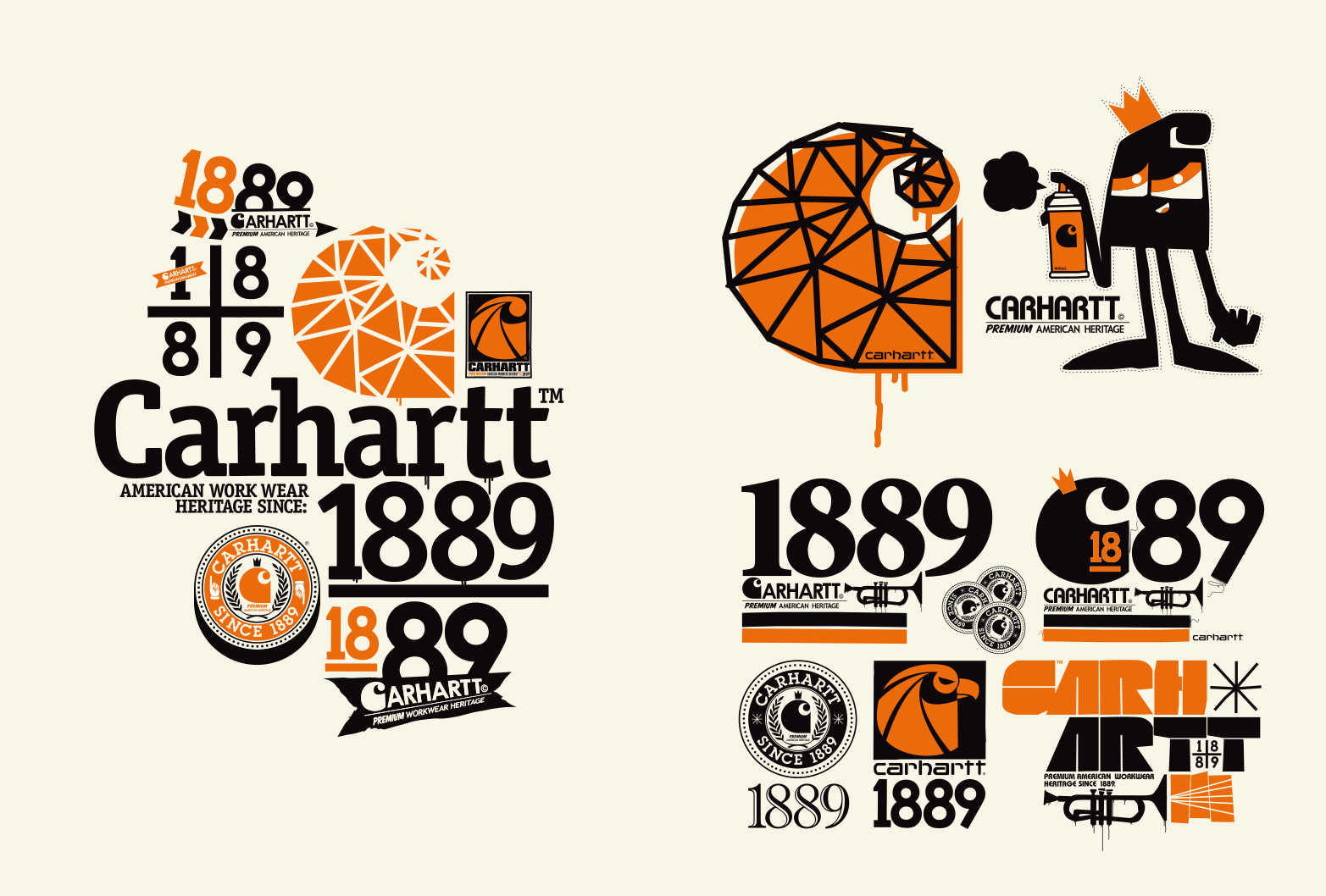 Carhartt 2 Season Collection, full design panorama