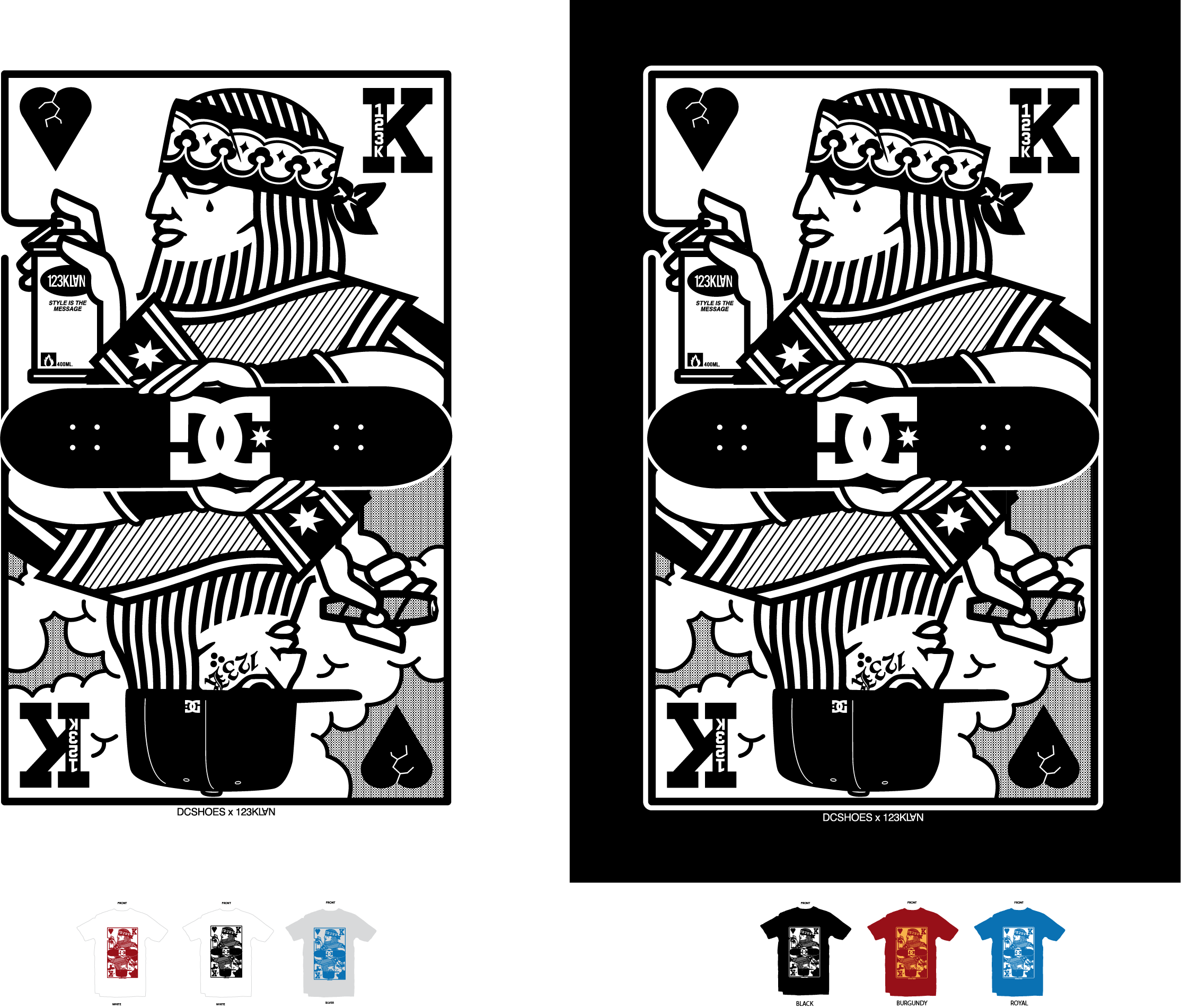 DC Shoes x 123KLAN King Card