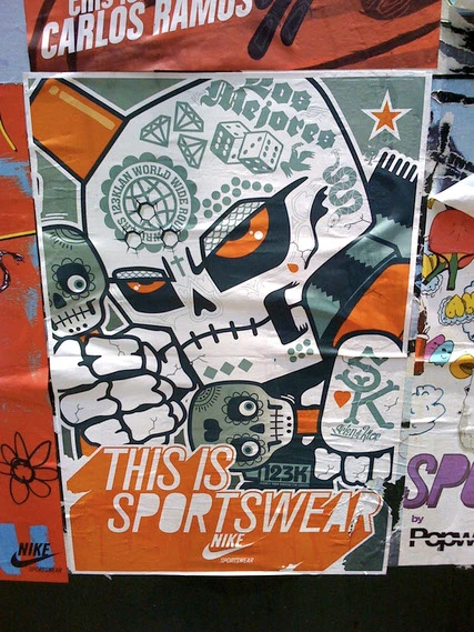 Nike Mexico City 2008, mural detail