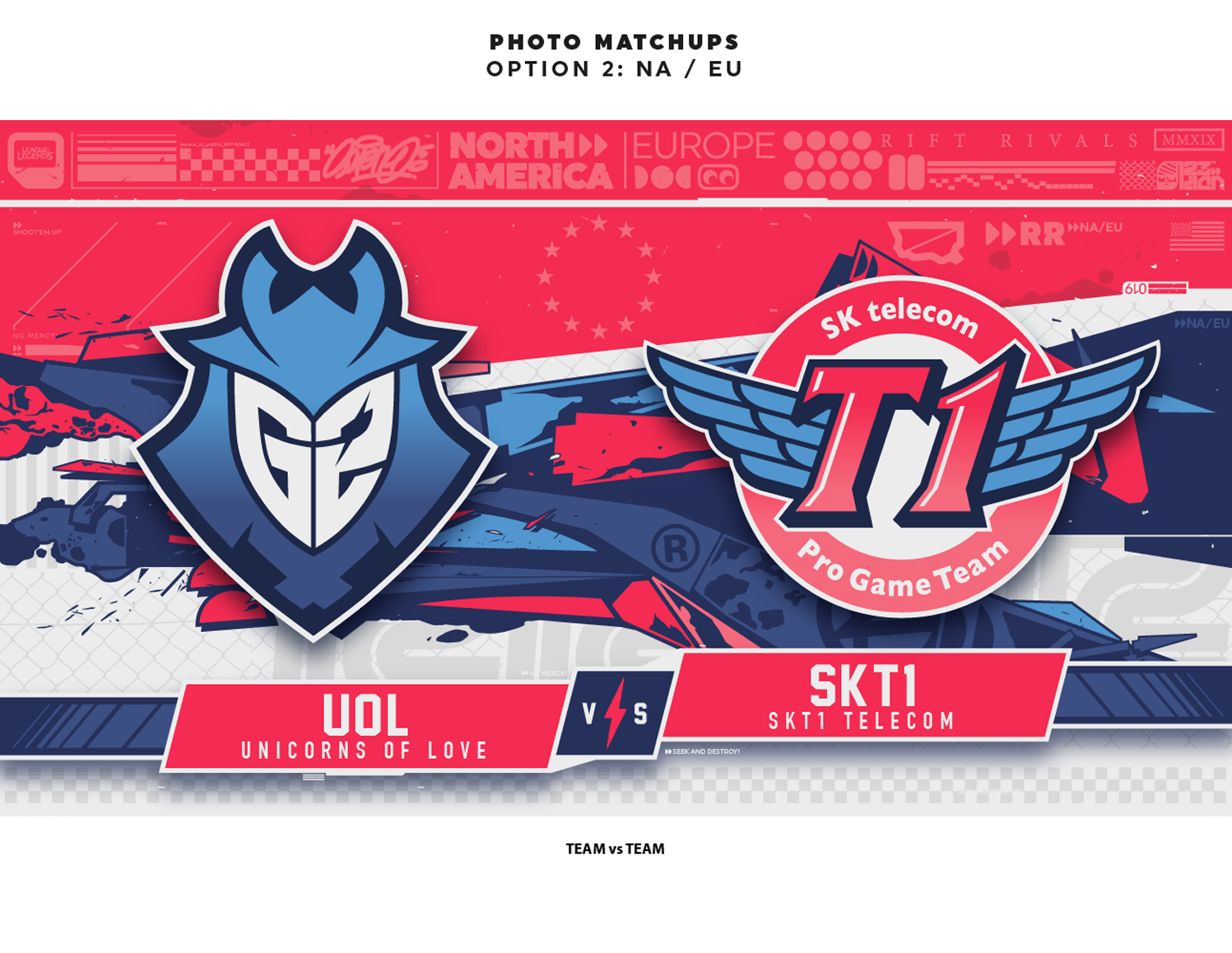 Rift Rivals — Team vs Team Frame, UOL vs SKT1