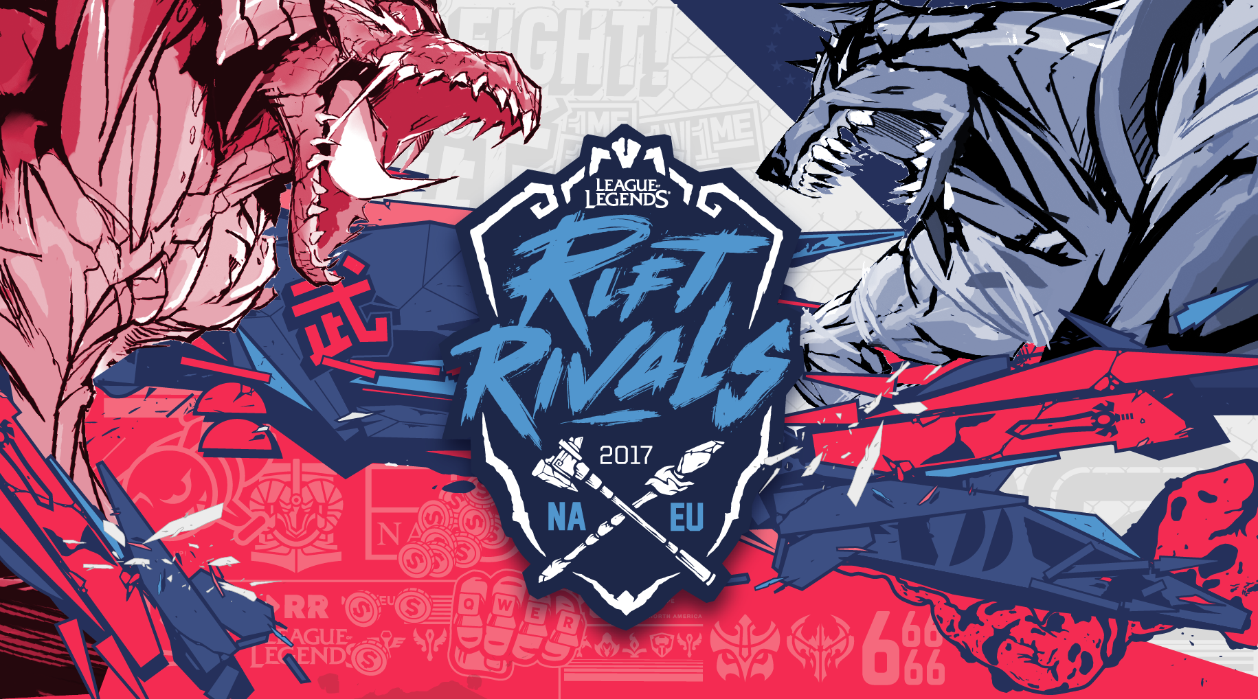 Rift Rivals 2017 — Key Art