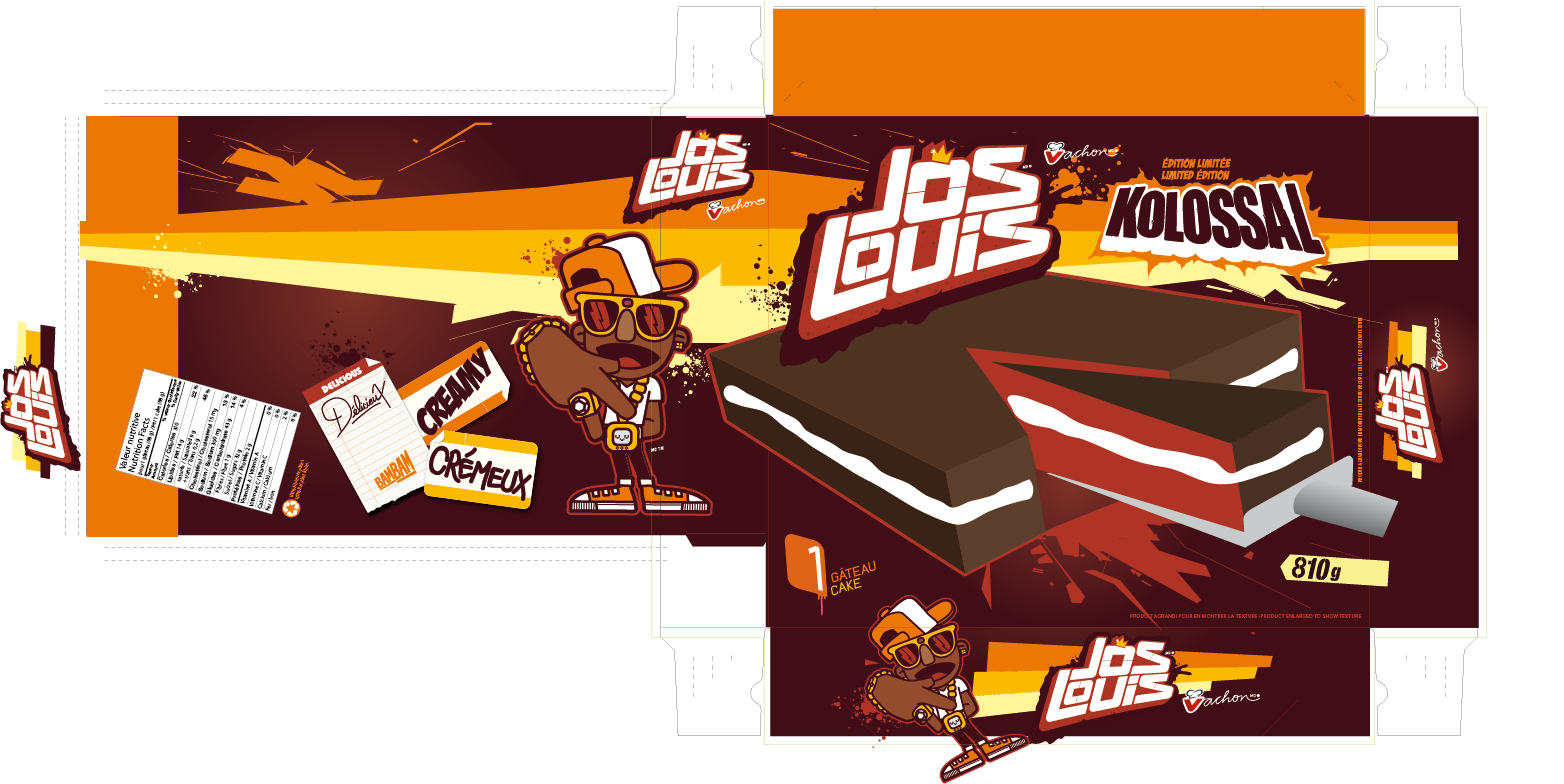 Jos Louis 123KLAN packaging full view