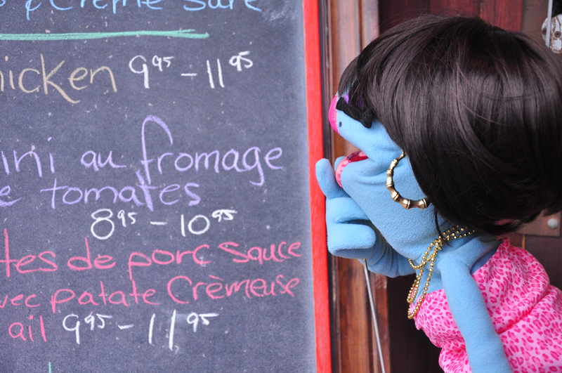 May puppet — in action