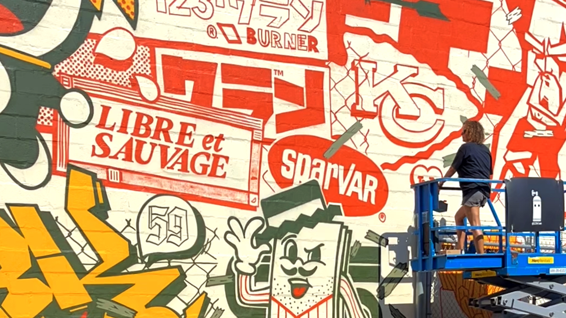 123KLAN — Mural in Action