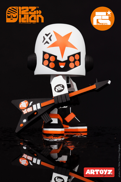 Fella Star Regular Orange 3/4 avec bandeau