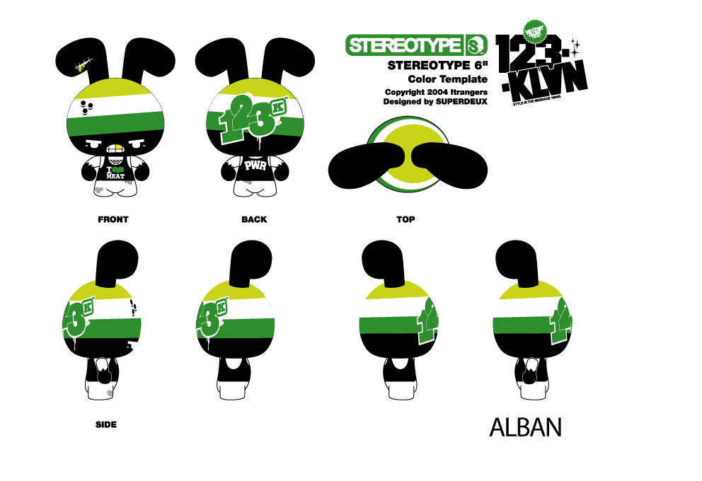 Superdeux Stereotype Alban lime green